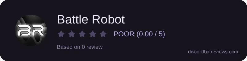 Rating widget preview for Battle Robot