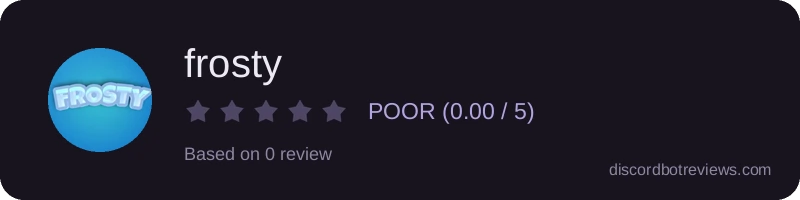 Rating widget preview for frosty