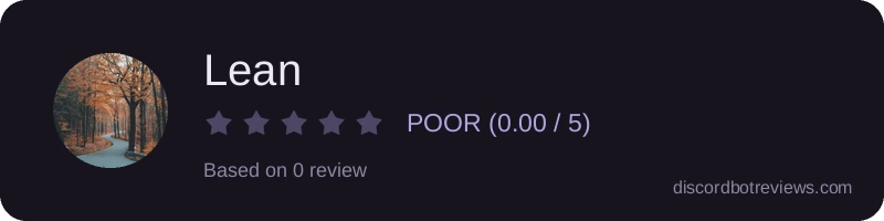 Rating banner for Lean