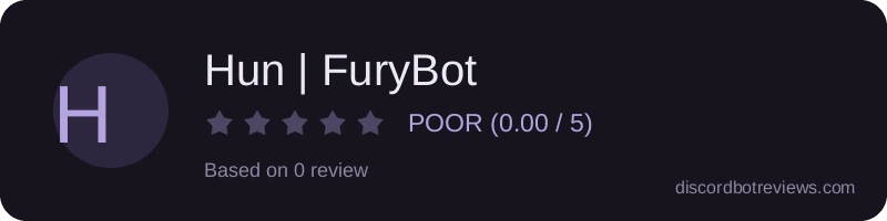 Rating widget preview for Hun | FuryBot