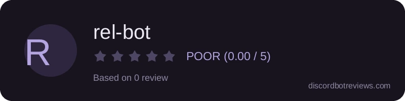 Rating banner for rel-bot