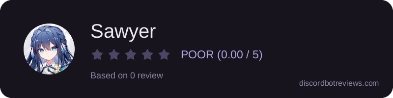 Rating widget preview for Sawyer