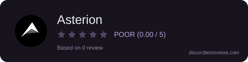 Rating banner for Asterion