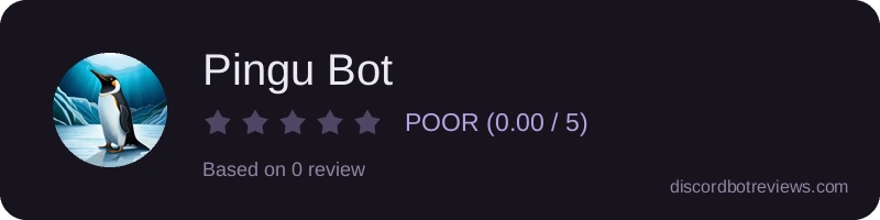 Rating banner for Pingu Bot
