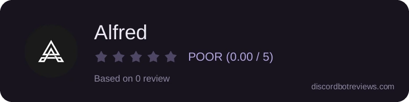 Rating widget preview for Alfred