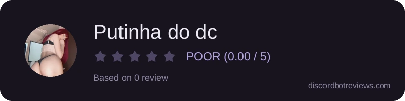 Rating widget preview for Putinha do dc