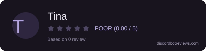 Rating banner for Tina