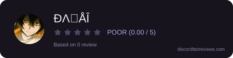 Rating widget preview for ĐΛ乙ÅĪ