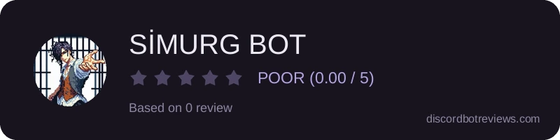 Rating widget preview for SİMURG BOT