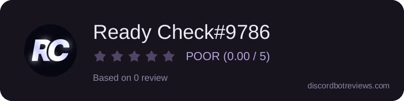 Rating widget preview for Ready Check#9786