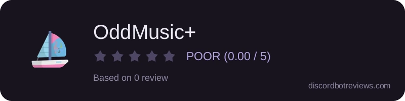 Rating banner for OddMusic+