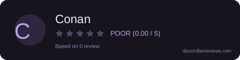 Rating banner for Conan