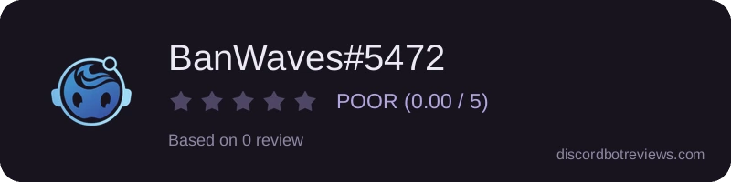 Rating widget preview for BanWaves#5472