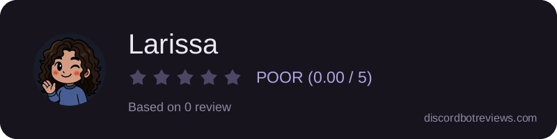 Rating banner for Larissa