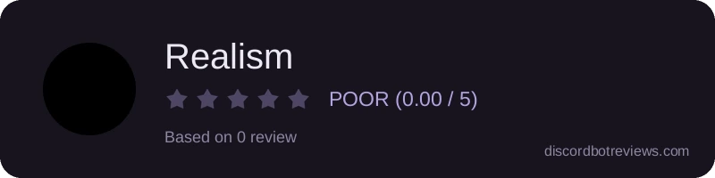 Rating banner for Realism