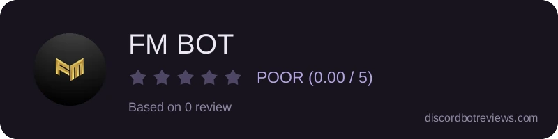 Rating widget preview for FM BOT 