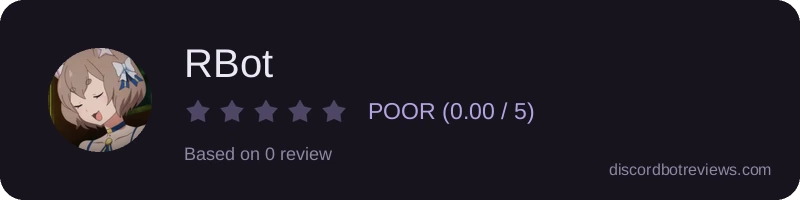Rating banner for RBot
