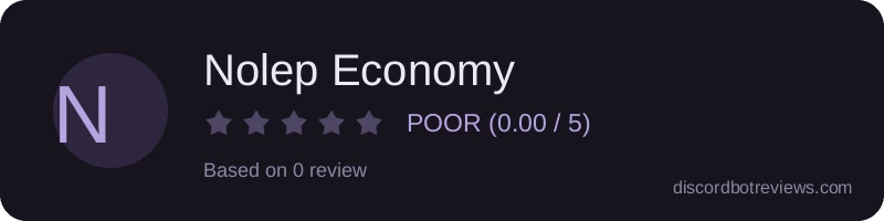 Rating widget preview for Nolep Economy