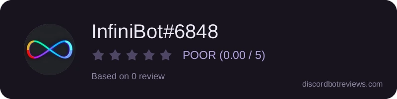 Rating widget preview for InfiniBot#6848