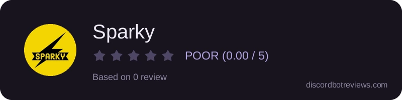 Rating widget preview for Sparky