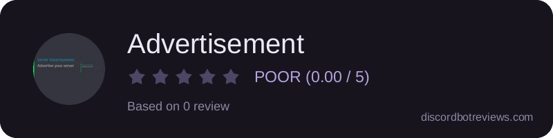 Rating widget preview for Advertisement