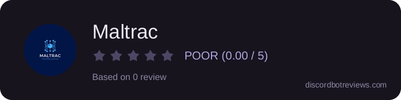 Rating widget preview for Maltrac