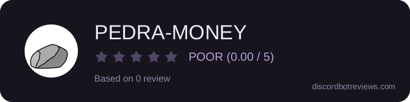 Rating widget preview for PEDRA-MONEY