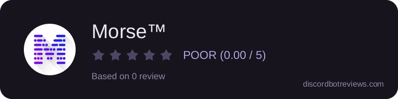 Rating widget preview for Morse™