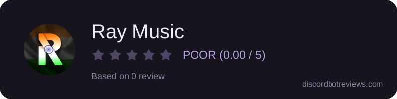 Rating banner for Ray Music