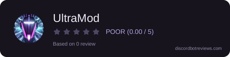 Rating widget preview for UltraMod