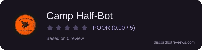 Rating widget preview for Camp Half-Bot