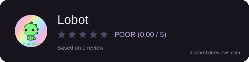 Rating widget preview for Lobot