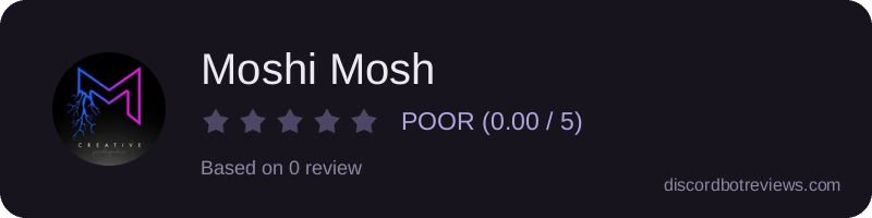 Rating widget preview for Moshi Mosh