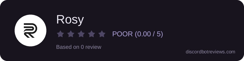 Rating banner for Rosy