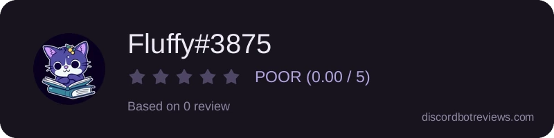 Rating widget preview for Fluffy#3875