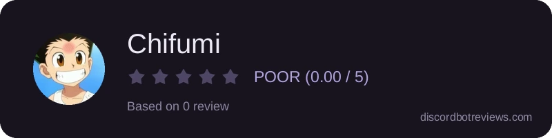 Rating widget preview for Chifumi