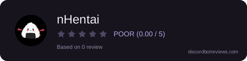 Rating banner for nHentai