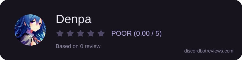 Rating widget preview for Denpa