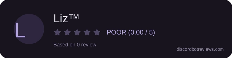Rating widget preview for Liz™