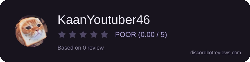 Rating banner for KaanYoutuber46