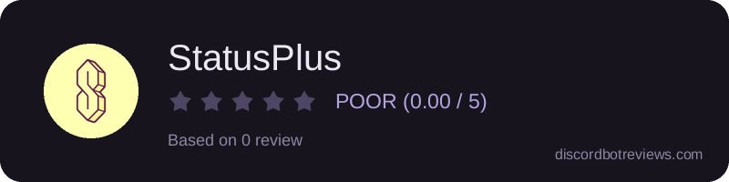 Rating widget preview for StatusPlus