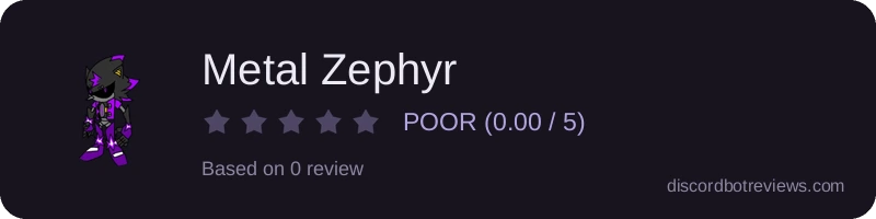 Rating widget preview for Metal Zephyr