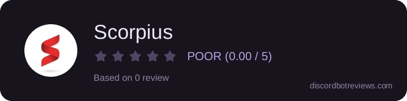 Rating widget preview for Scorpius