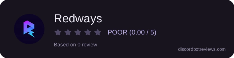Rating widget preview for Redways